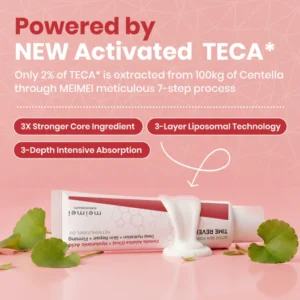 Cica cream for skin barrier repair and redness relief