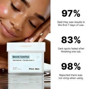 Korean redness toner pads for sensitive skin relief