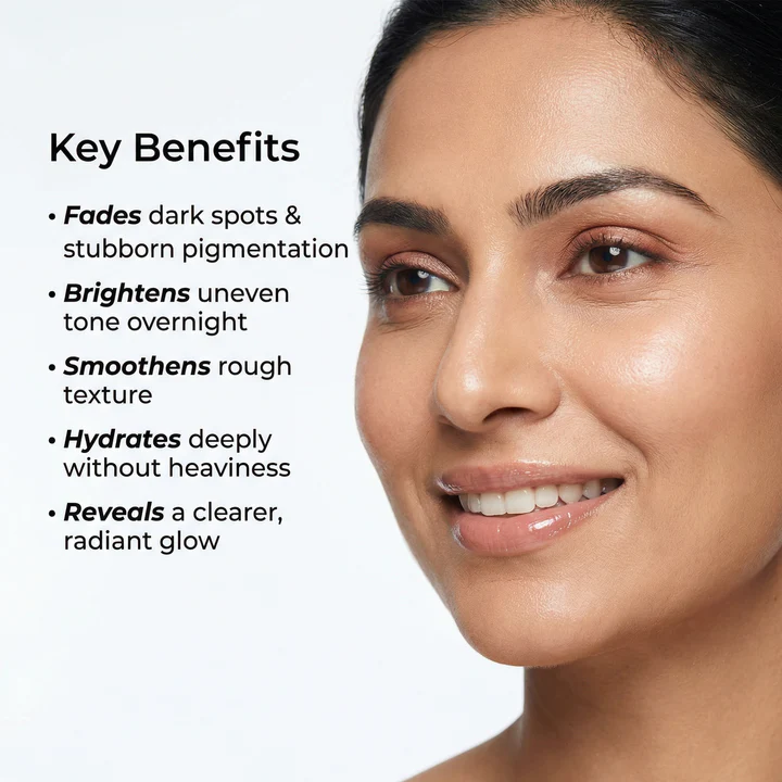 Kumkumadi night moisturizer with ceramides