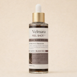 Korean rice peel shot ampoule duo for glass skin