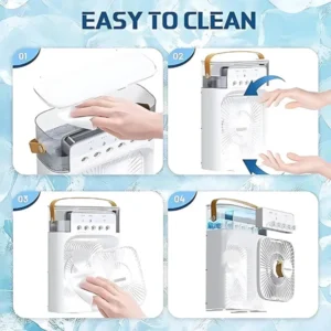 USB powered mini air cooler fan for travel