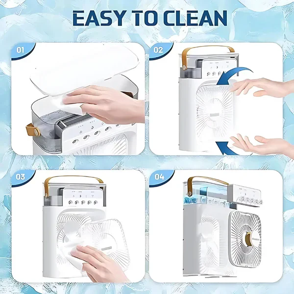 USB powered mini air cooler fan for travel