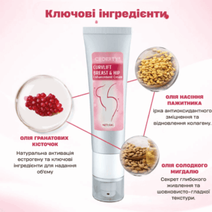 Ceoerty CurvLift cream for breast and buttock enhancement