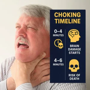 Emergency anti-choking rescue device for children and adults