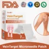 Timilk® VeinTarget Microneedle Patch for reducing visible veins