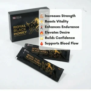 Natural royal honey sachets for daily strength and power