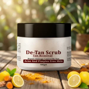 De-tan Face Pack for removing sun tan and brightening skin