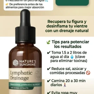 Herbal lymphatic detox formula to reduce body swelling