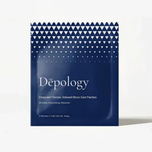 Serum infused micro dart patches for deep wrinkles