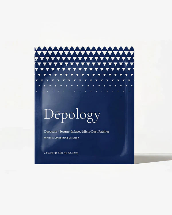 Serum infused micro dart patches for deep wrinkles