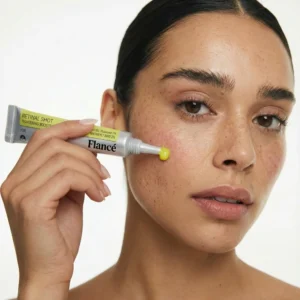 Flancé retinal correction serum before and after skin results