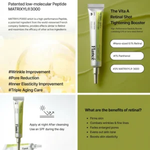 Flancé retinal correction serum for fine lines and wrinkles