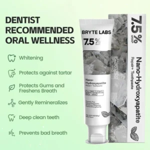Hydroxyapatite Toothpaste before and after results on tooth decay