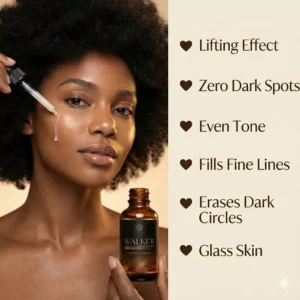 Walker Skin Protect before and after results on oily skin