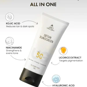 Urbangabru Sunscreen before and after results on sun tan removal