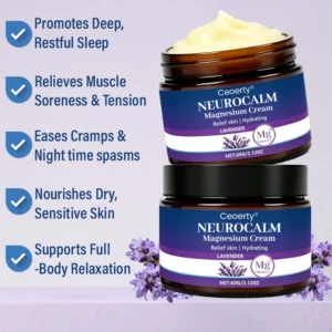 Ceoerty® NeuroCalm Magnesium Cream for muscle cramps and tension