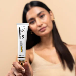 LivGlow Brightening Cream before and after results on hyperpigmentation