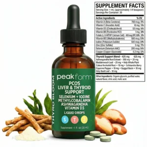 PCOS supplement for liver detox and hormone regulation