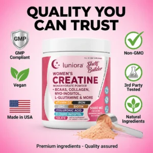 daily creatine supplement for active women lifestyle