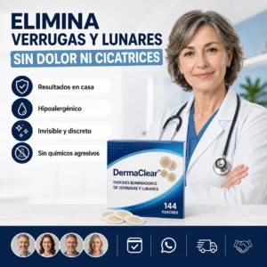 DermaClear™ wart and mole remover patches for painless removal