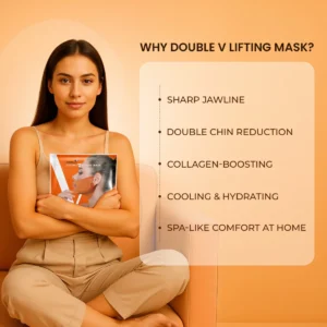 chin lifting mask for firmer facial appearance