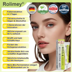 Dermatologically tested lifting cream by Rolimey for deep wrinkles