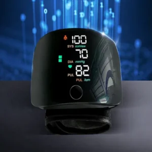 Automatic digital wrist cuff for monitoring hypertension and pulse