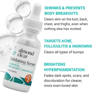 mandelic acid serum for acne and sensitive skin treatment