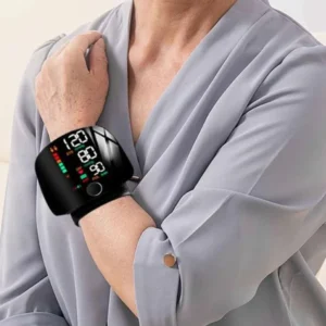 Smart Wrist Blood Pressure Monitor for accurate home health tracking